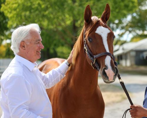 Jim Bernhard with a Keeneland September purchase